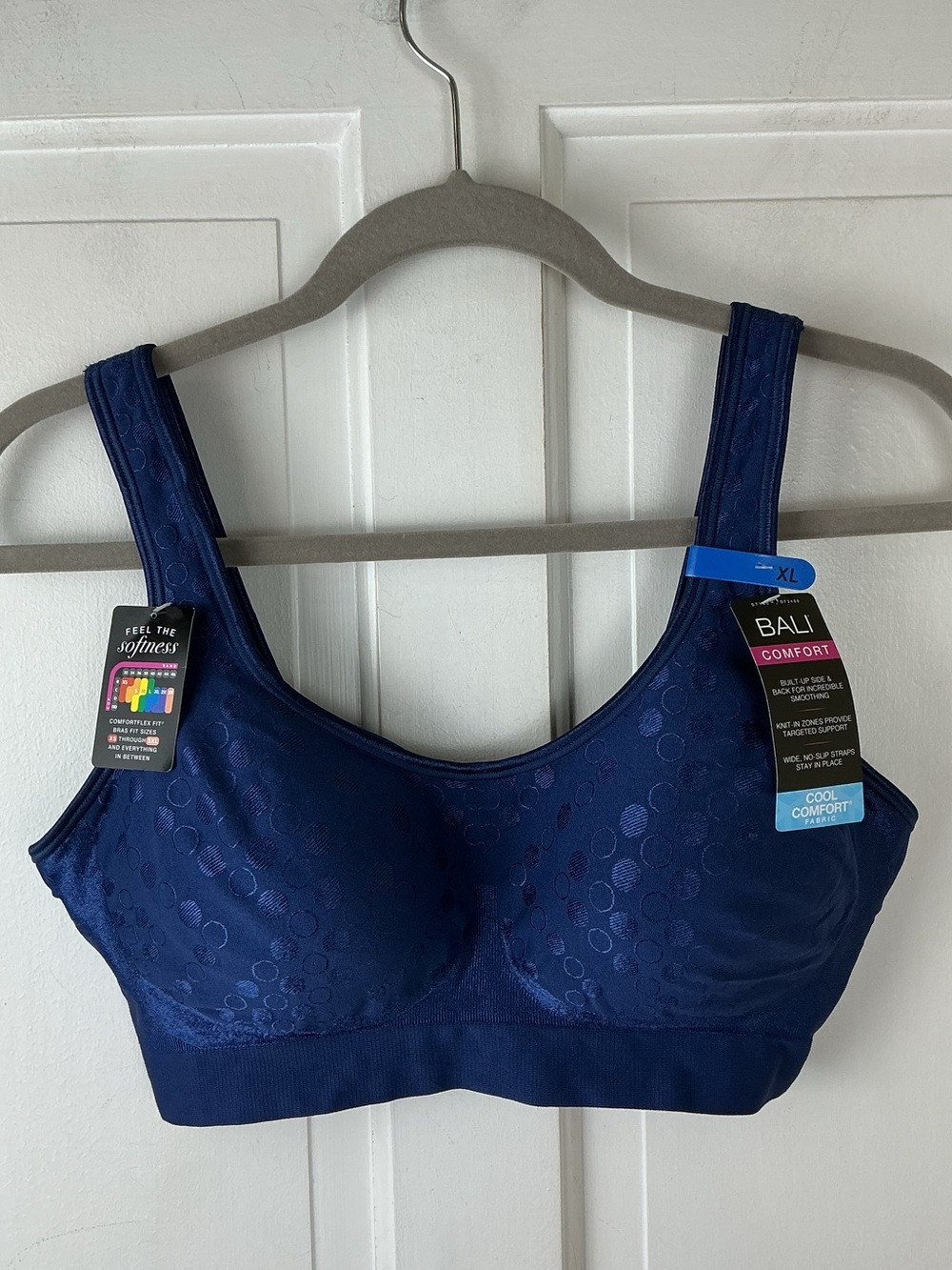 Bali Cool Comfort Wireless Bra XL 3488 NWT